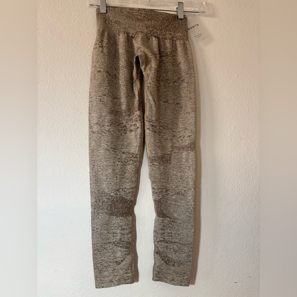 Tan Multiprint NVGTN Legginngs brand new with tags
